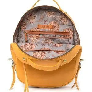 NWT New Hobo Hogan Backpack Mustard Leather Retired Rare Vintage Hogan Bag – Clothes Heaven Since 1983 main image 3